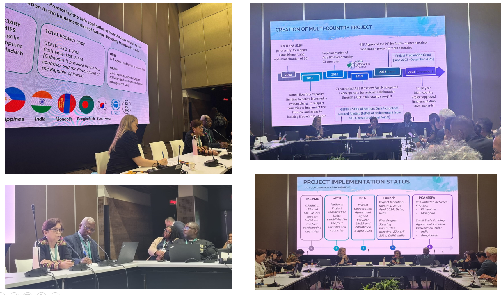 2024 Multi-country biosafety project: Sharing reflections at the COP 16 Side event